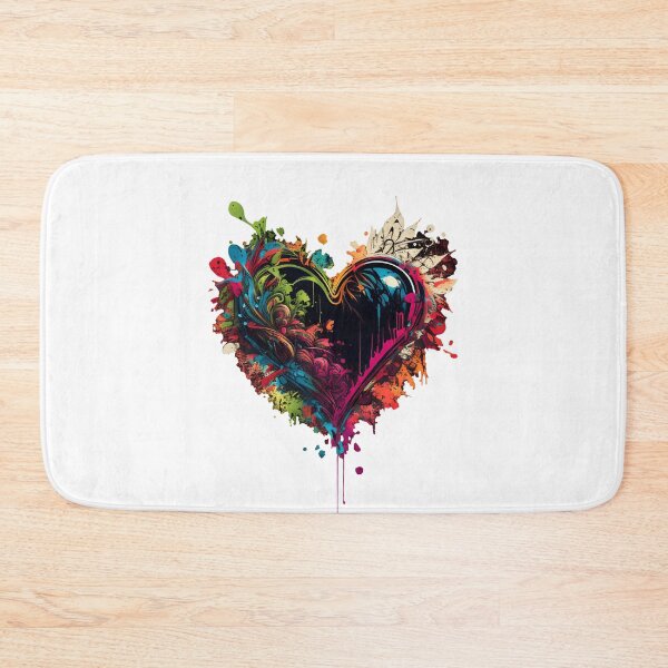 Item preview, Urban Beat: Colorful Graffiti Heart designed and sold by ShadowAndSlate.