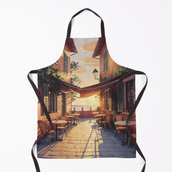 Item preview, Tarragona Old Town: Sunset Café in Stone Plaza designed and sold by LSVart.