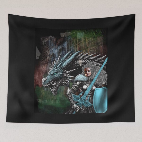 Item preview, The Lady Warrior's Blue Sword and Shield designed and sold by Patricia Brown.