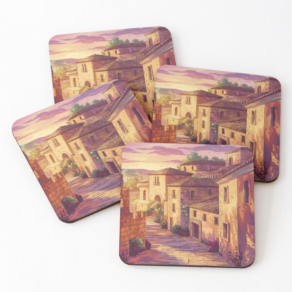 Item preview, Tarragona Old Town: Sunset on Ancient Stone Streets designed and sold by LSVart.