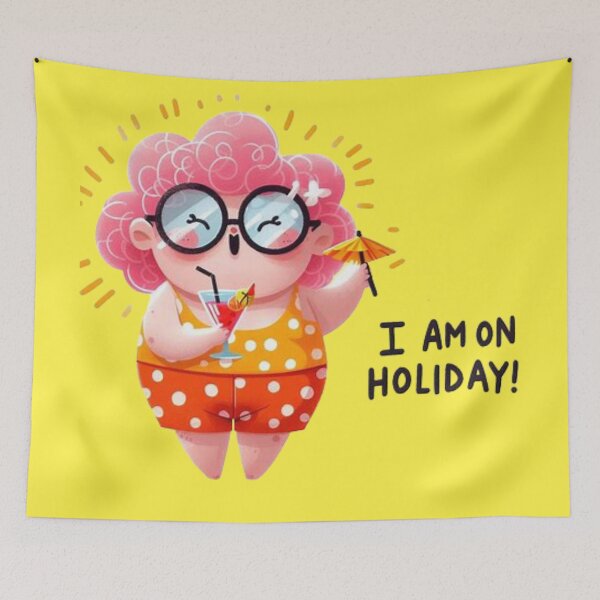 Item preview, I am on HOLIDAY! Cutie designed and sold by Shs-Kenya.