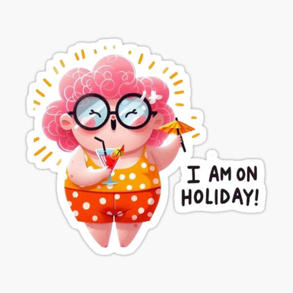 Item preview, I am on HOLIDAY! Cutie designed and sold by Shs-Kenya.