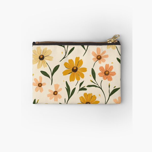 Item preview, Colorful seamless floral pattern - whimsigoth cottagecore orange blue yellow  designed and sold by cocomelon168.