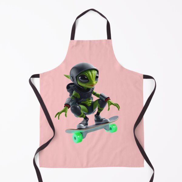 Item preview, Alien on a skateboard designed and sold by PrintLabStudio.