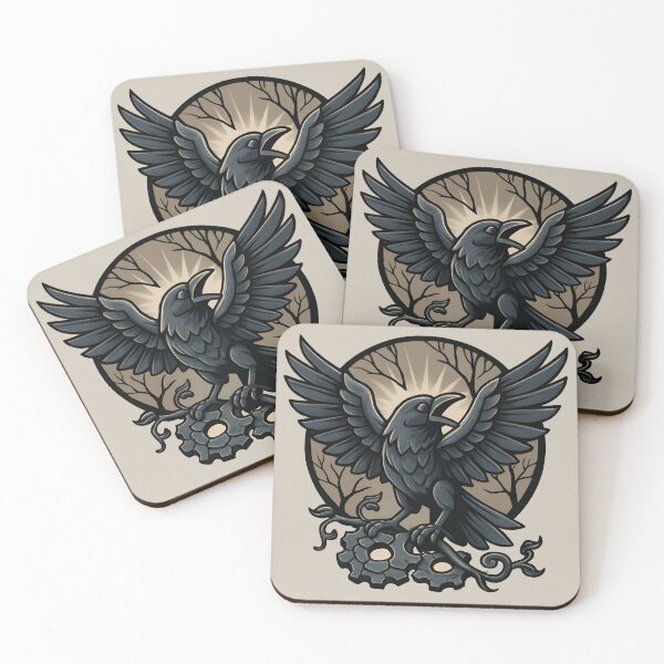 Item preview, Mystic Raven Emblem designed and sold by 良心創作.