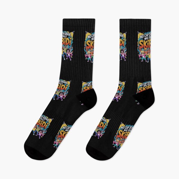 Item preview, No Cap 5th Grade Was Totally Skibidi designed and sold by TrendsLook.