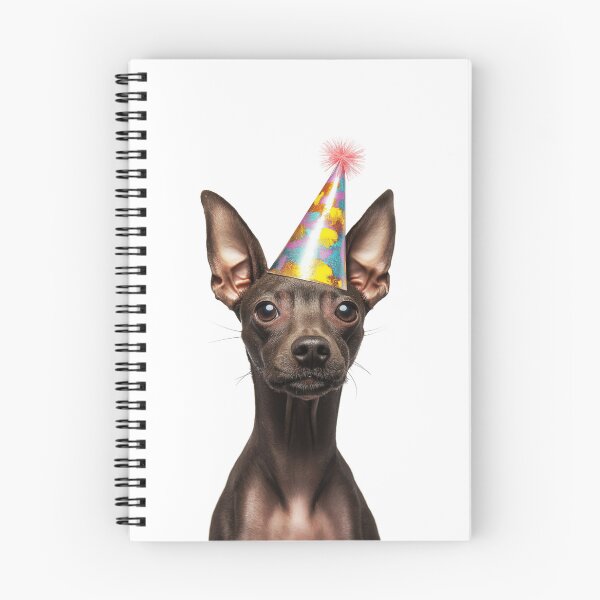 Item preview, Cute Xoloitzcuintli dog with Party Hat Birthday Celebration designed and sold by LazyOwlStore.