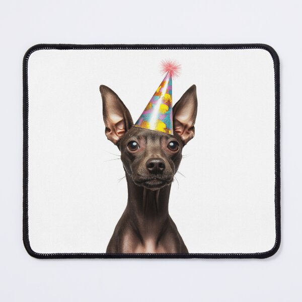 Item preview, Cute Xoloitzcuintli dog with Party Hat Birthday Celebration designed and sold by LazyOwlStore.