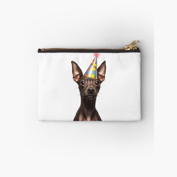 Item preview, Cute Xoloitzcuintli dog with Party Hat Birthday Celebration designed and sold by LazyOwlStore.