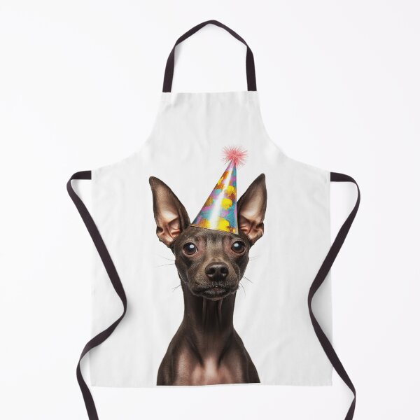 Item preview, Cute Xoloitzcuintli dog with Party Hat Birthday Celebration designed and sold by LazyOwlStore.