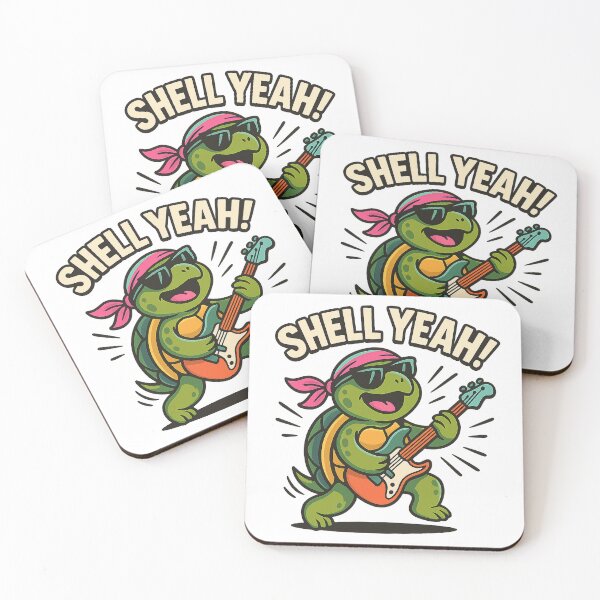 Item preview, Shell Yeah! – Rockin’ Turtle with Guitar designed and sold by SpectrumCreations.