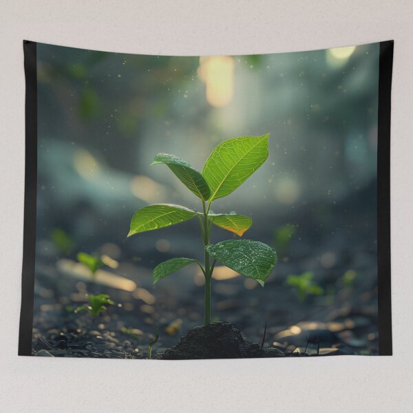Item preview, New Beginnings: Glowing Sapling of Life designed and sold by ShadowAndSlate.