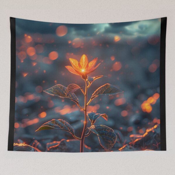 Item preview, Luminous Bloom: Ethereal Flower of Hope designed and sold by ShadowAndSlate.