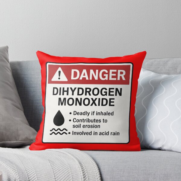 Item preview, Dihydrogen Monoxide: "Danger" Science Parody designed and sold by zzz888.
