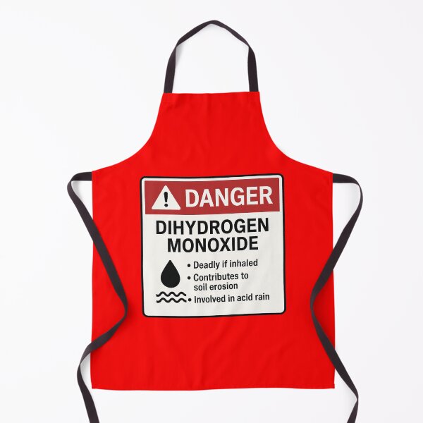 Item preview, Dihydrogen Monoxide: "Danger" Science Parody designed and sold by zzz888.