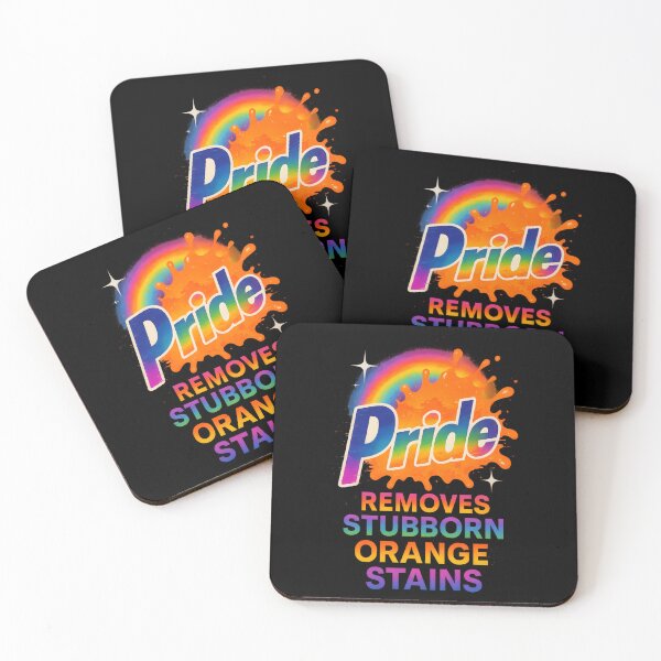 Item preview, Pride Removes Stubborn Orange Stains designed and sold by Bad Unicorn.