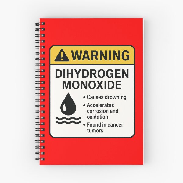 Item preview, Dihydrogen Monoxide: The Ultimate "Warning" Parody designed and sold by zzz888.