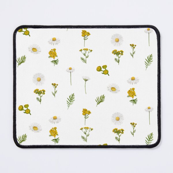 Item preview, Watercolor Tansy Flowers and Daisy Flowers designed and sold by silviaol.