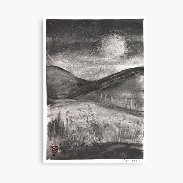 Graphite 1 Canvas Print