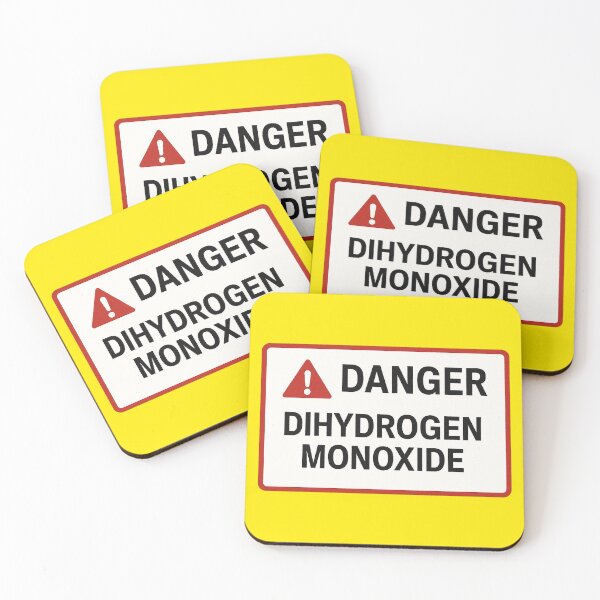 Item preview, Dihydrogen Monoxide: The Iconic Danger Prank designed and sold by zzz888.