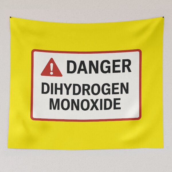 Item preview, Dihydrogen Monoxide: The Iconic Danger Prank designed and sold by zzz888.