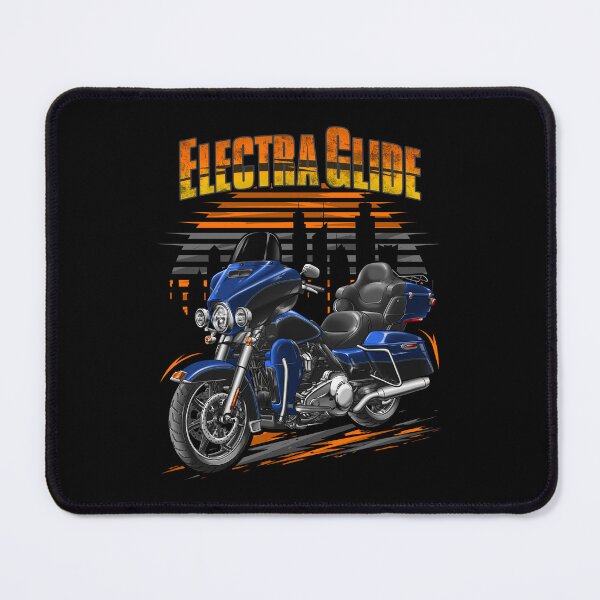 Item preview, Motorcycle Electra Glide Ultra Classic FLHTCU & FLHTCUI 2014 (Big Blue Pearl & Vivid Black) for Motorcycle Riders designed and sold by MotoApparelHub.