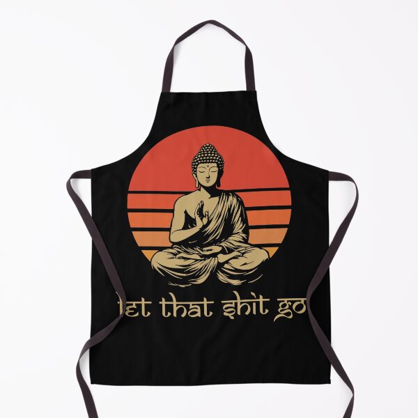 Item preview, Let That Shit Go Buddha Meditation Funny Quote Sayings designed and sold by GPODdesign.