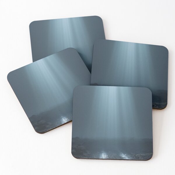 Item preview, Divine Path: Ethereal Light on a Misty Track designed and sold by ShadowAndSlate.