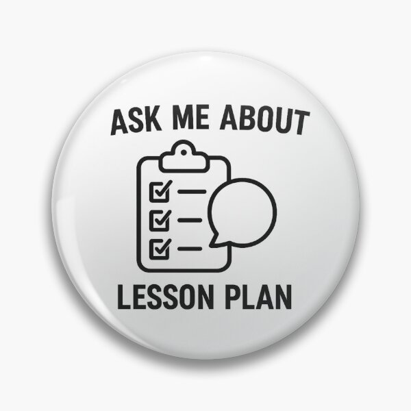 Item preview, ASK ME ABOUT LESSON PLAN designed and sold by TheWonkyEaselCo.