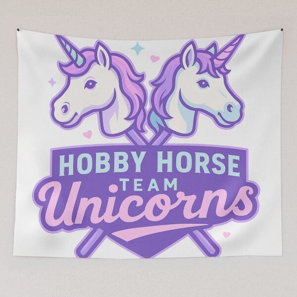 Item preview, Hobby Horse Power Unicorn team designed and sold by ZER042.