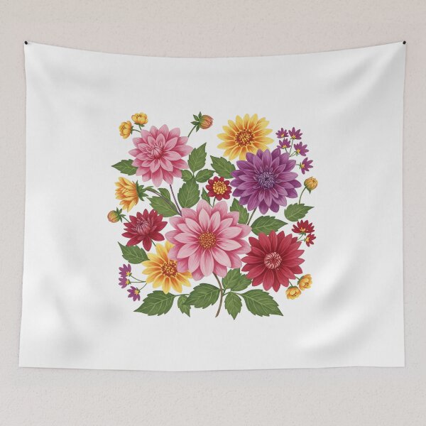 Item preview, Blooming Dahlia Flowers  designed and sold by silviaol.