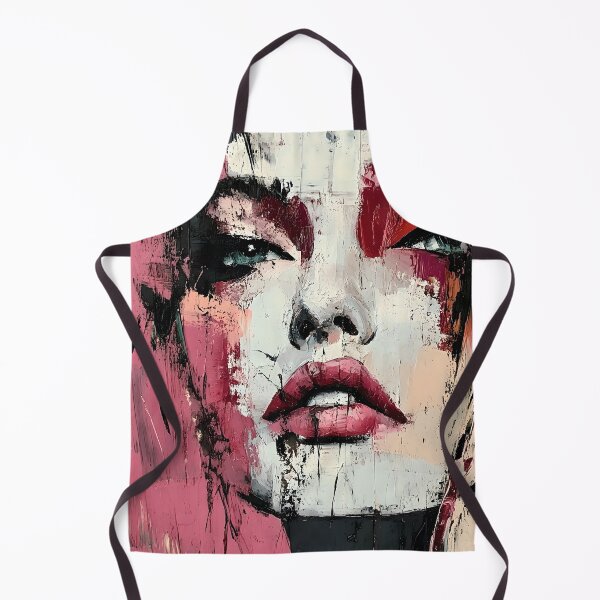 Item preview, Bold Abstract Female Portrait – Modern Textured Expressionist Art designed and sold by Blurbean.