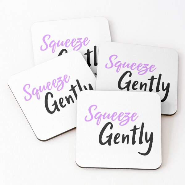 Item preview, Squeeze Gently Hand Lettered Quote designed and sold by Blurbean.