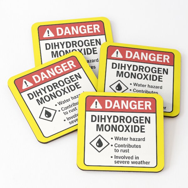 Item preview, Dihydrogen Monoxide: The Water Hazard Parody designed and sold by zzz888.