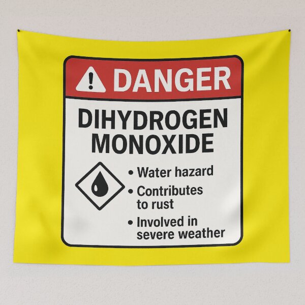 Item preview, Dihydrogen Monoxide: The Water Hazard Parody designed and sold by zzz888.