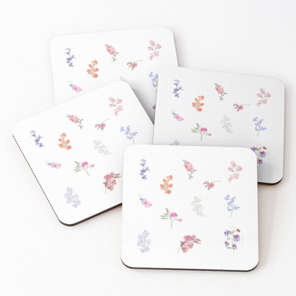 Item preview, Watercolor Sweet Pea Flowers  designed and sold by silviaol.