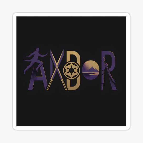 Item preview, ANDOR – Art Deco Futuristic Star Typography Poster designed and sold by MustHaveVibes.