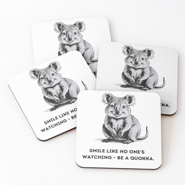 Item preview, Happy Quokka – Inspiring Animal Design designed and sold by SummDesignCo.
