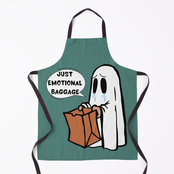 Item preview, "Just Emotional Baggage – Crying Ghost Funny Design" designed and sold by GracefulPODshop.