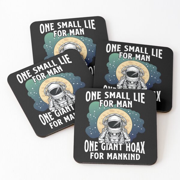 Item preview, One Small Lie For Man, Fake Moon Landing Conspiracy Theory designed and sold by GPODdesign.