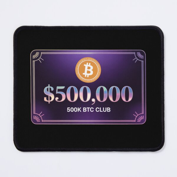 Item preview, Bitcoin welcome to the 500k club, bitcoin crypto designed and sold by NoetherSym.