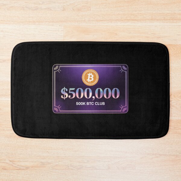 Item preview, Bitcoin welcome to the 500k club, bitcoin crypto designed and sold by NoetherSym.