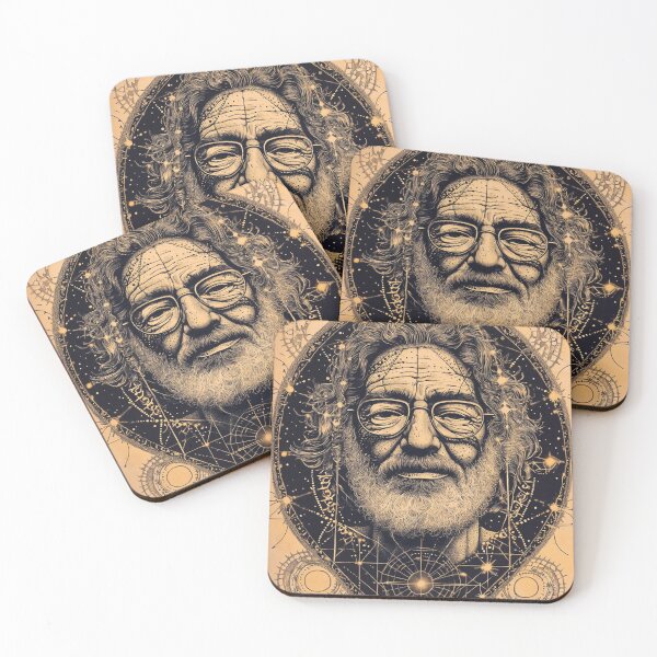 Item preview, Traffic Grabbing Title	High-Volume SEO Tags	Keyword-Rich Description Cosmic Visionary Portrait – Geometric Spiritual Bearded Man Design designed and sold by PixelMuse2024.