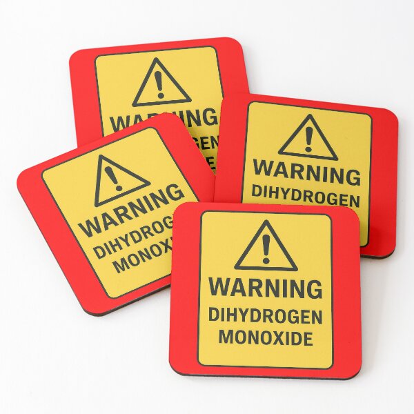 Item preview, General Dihydrogen Monoxide Warning designed and sold by zzz888.
