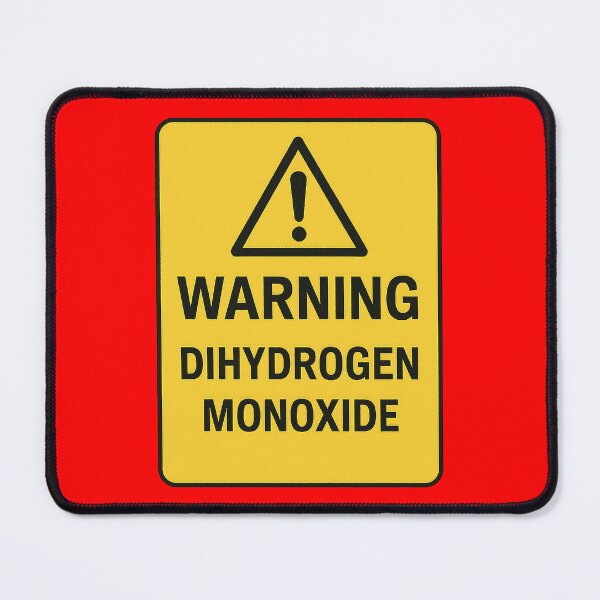 Item preview, General Dihydrogen Monoxide Warning designed and sold by zzz888.