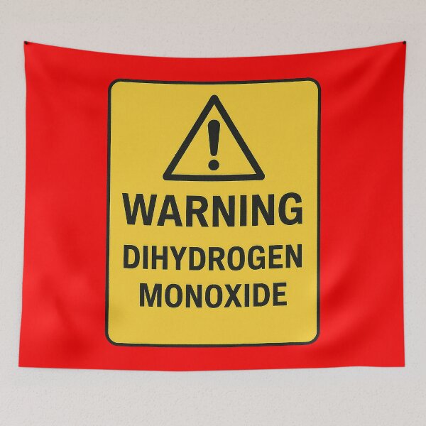 Item preview, General Dihydrogen Monoxide Warning designed and sold by zzz888.