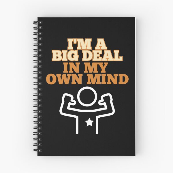 Item preview, I'M A BIG DEAL IN MY OWN MIND. designed and sold by rebuZZ-Apparels-The Minimalistic Buzz.