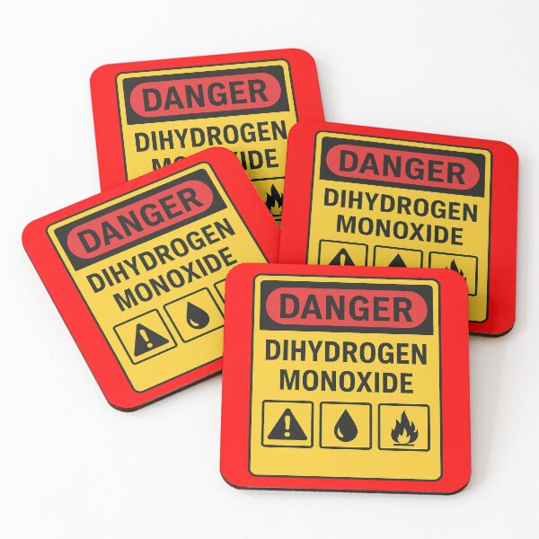 Item preview, Dihydrogen Monoxide Multi-Hazard Sign designed and sold by zzz888.