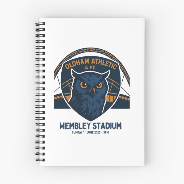 Item preview, Oldham athletic FC OAFC Wembley stadium playoffs 2025  designed and sold by Ellie&Co.
