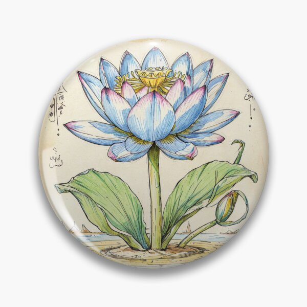 Aperçu de l'œuvre Cercle de fleurs de lotus égyptiennes créée et vendue par Agnes-Creative.